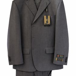 NEW Charcoal Gray Suit – 46 Regular, 40 Pants (Unaltered)