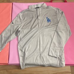 Men’s Levelwear Dodgers Long sleeve Pullover L large 
