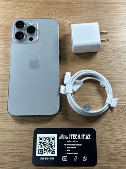 📱 iPhone 15 Pro Max | 512GB | Natural Titanium | Unlocked (Any Carrier)