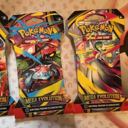 Pokemon Mega Evolutions Booster Sleeves 