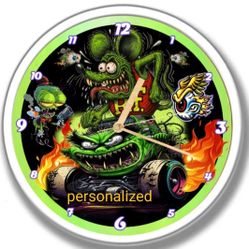 Rat Fink Monster Truck Clock 
