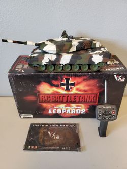 VS Tank 1/24 Leopard 2 A5 Winter Camo IR Battle Tank – $125 OBO