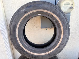 Single Whitewall tire