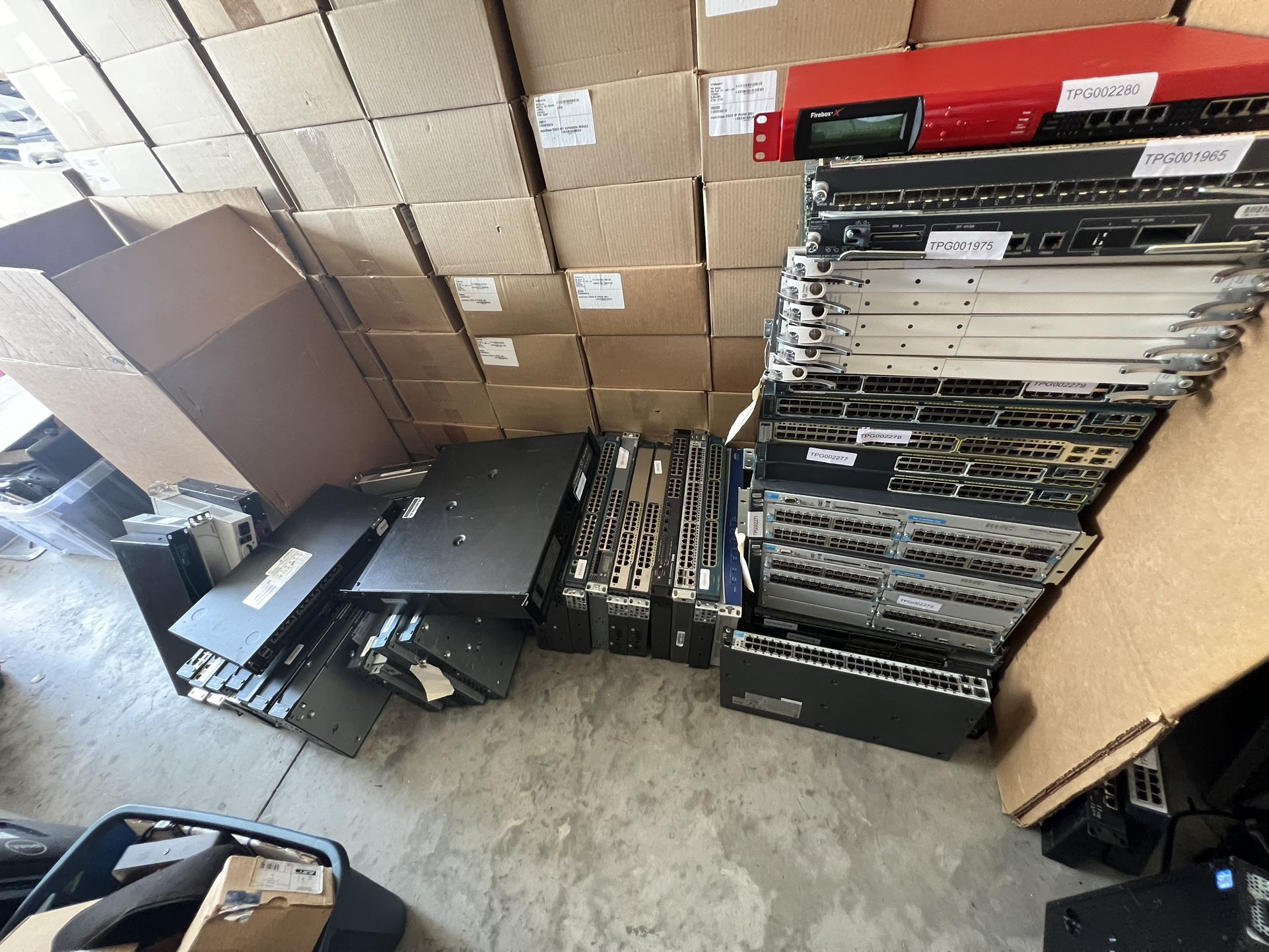 Cisco, HP, Firebox, Netgear, BlackBox, Adtran, Pannaway – Lot Sale (70+ Units)