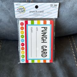 New Hobby Lobby Making The Grade 30 Pieces Punch Chart Card Classroom Reward Student Teacher Parent
