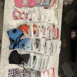 75 PCs New Face Mask For Kids , Woman , Man Bundles 