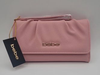 BEBE Sage Trifold Wallet-Blush