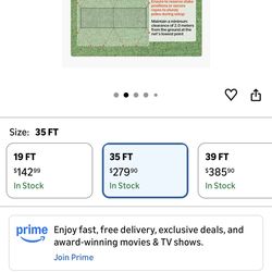 35x12  In closed Softball Net