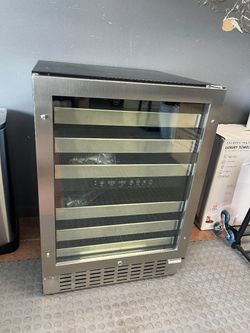 Summit SWC532BLBIST 24" Wide 46 Bottle Built-In Wine Cooler NEW
