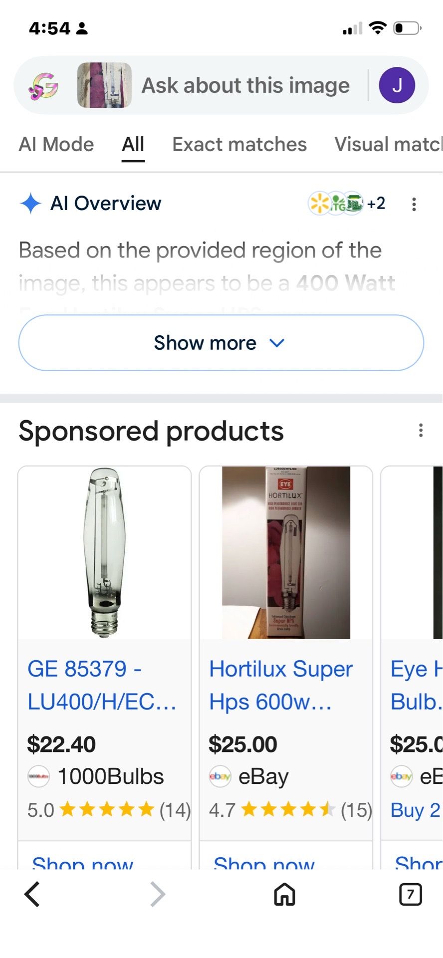 Hortilux super gps 400 watt enhance spectrum home lamp