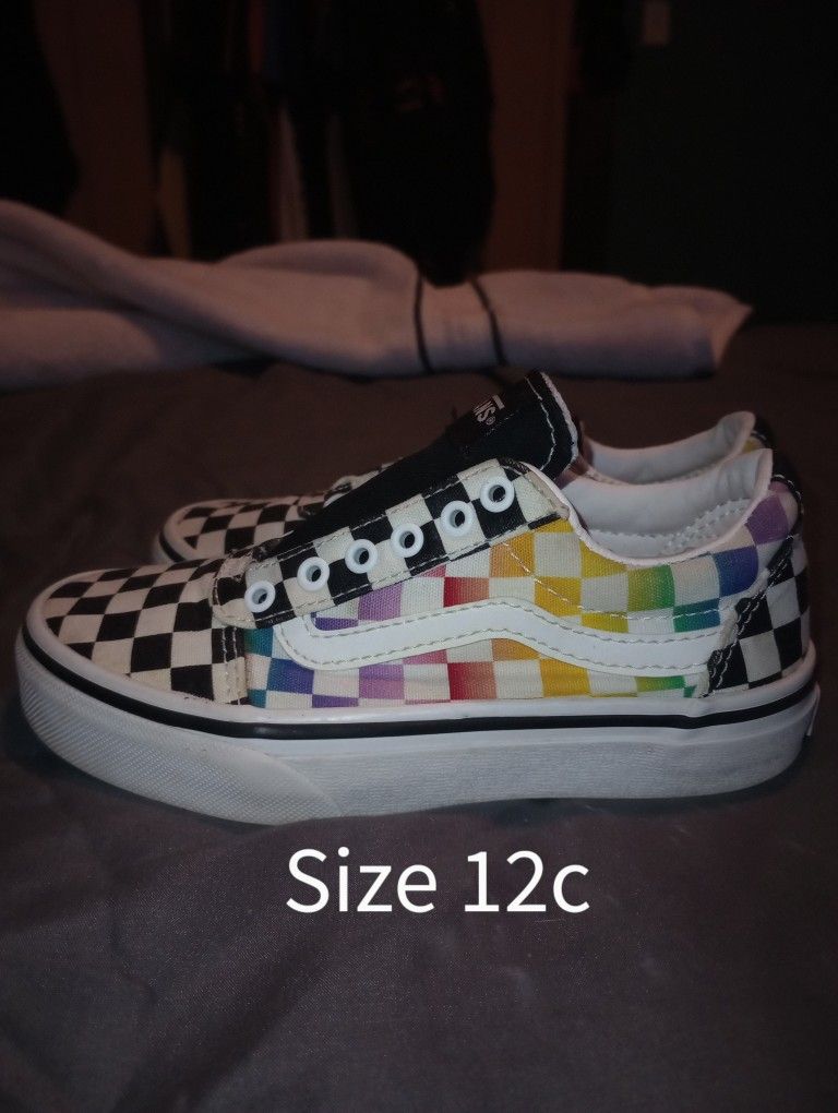 Kids Vans Size 12c