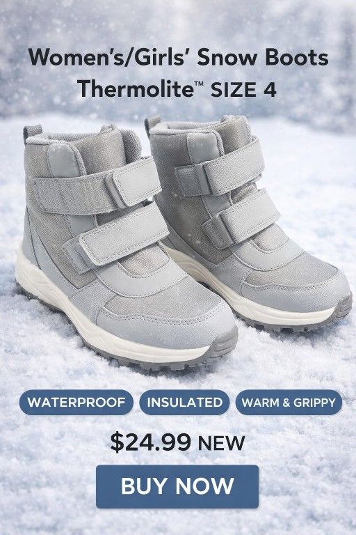 Women’s / Girls’ Snow Boots – Size 4