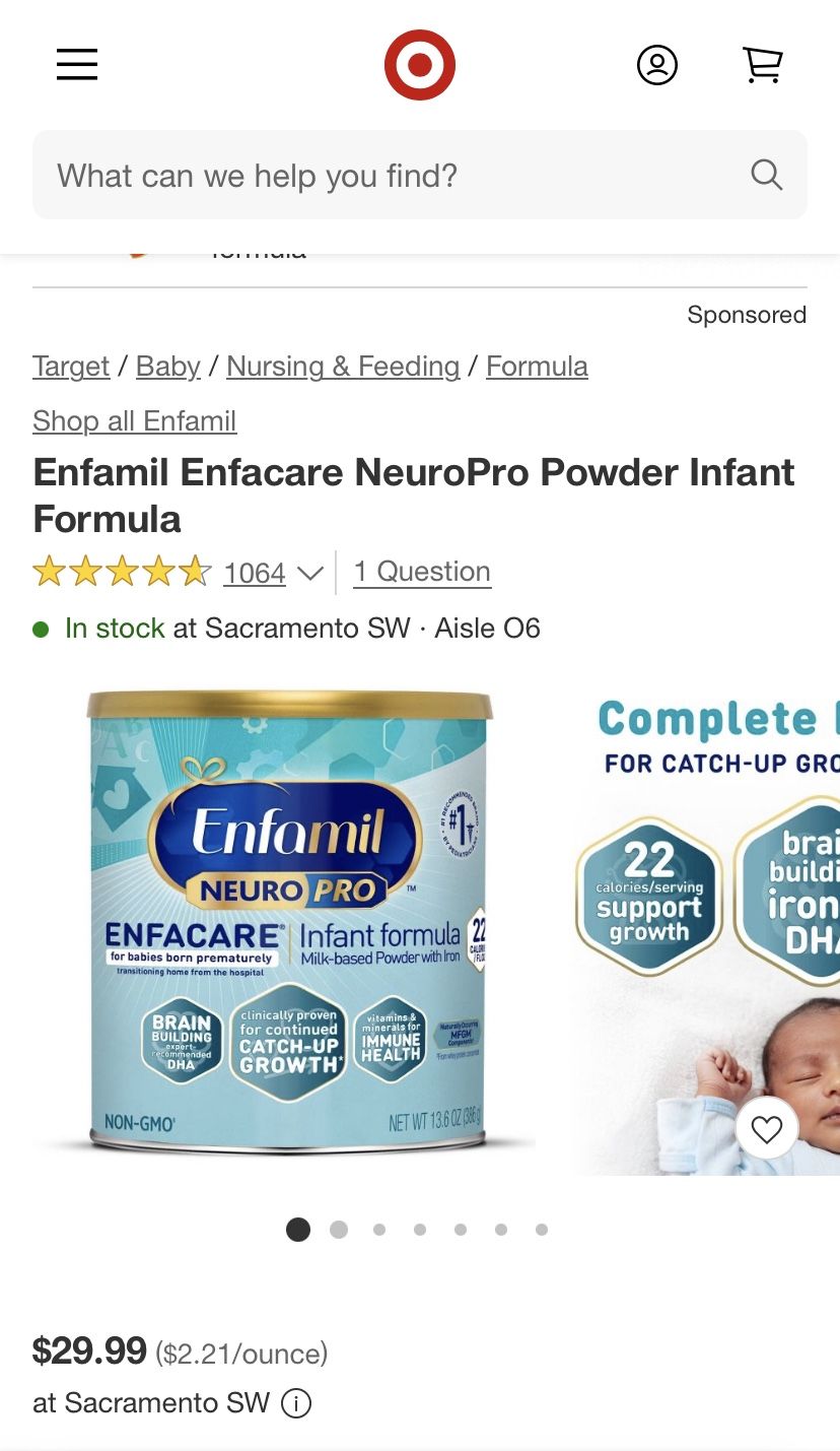 Enfamil NeuroPro Premature Formula