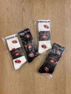 Chrome Hearts Crew Socks 4 Pairs