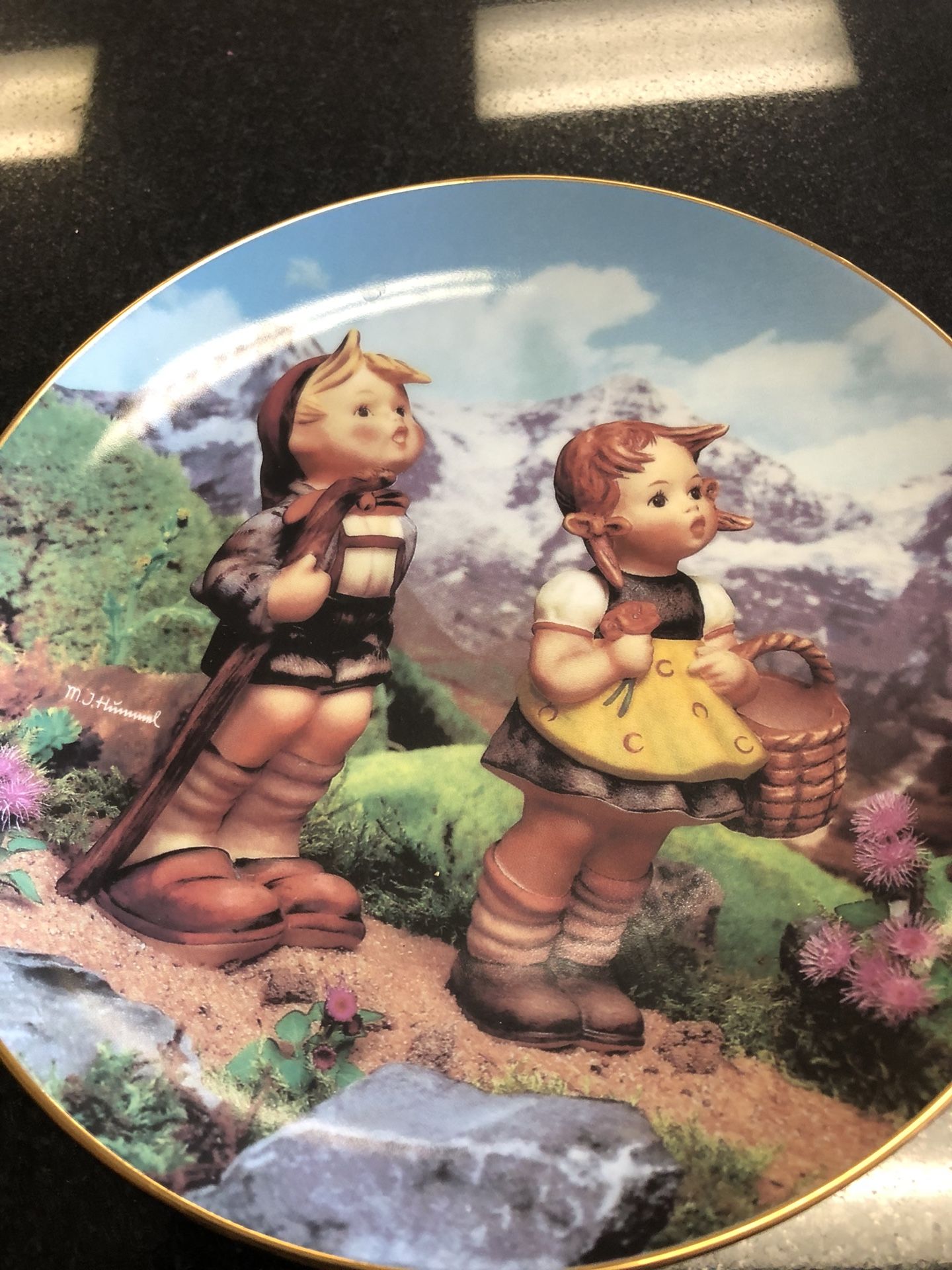 M.J Hummel “little Explorer” plate