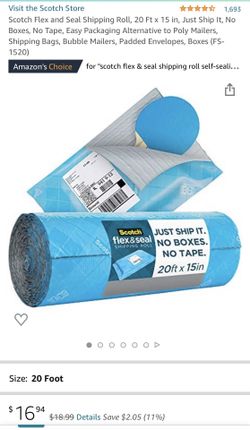 Flex and seal shipping row