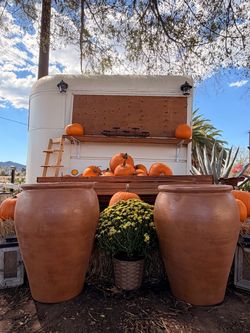 Set of 2 Tall Jar Pot Planters