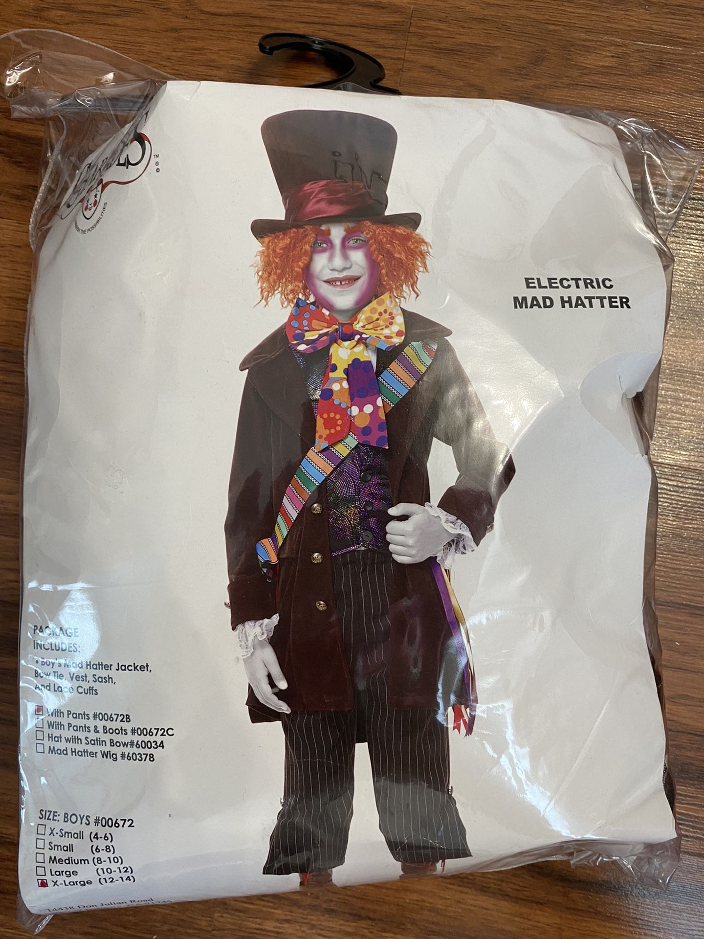 Mad hatter Costume & Hat