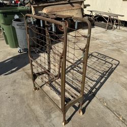 1950s Foldable Twin Bed Frame