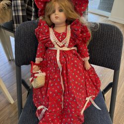 Betty Jane Carter Porcelain Doll 