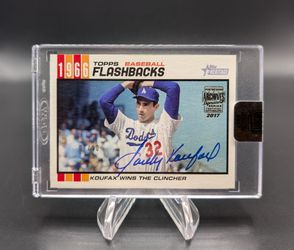 2015 Sandy Koufax Topps Heritage Flashbacks /10 Auto