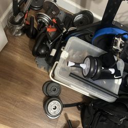 Adjustable Dumbbells And More Gym Stuff