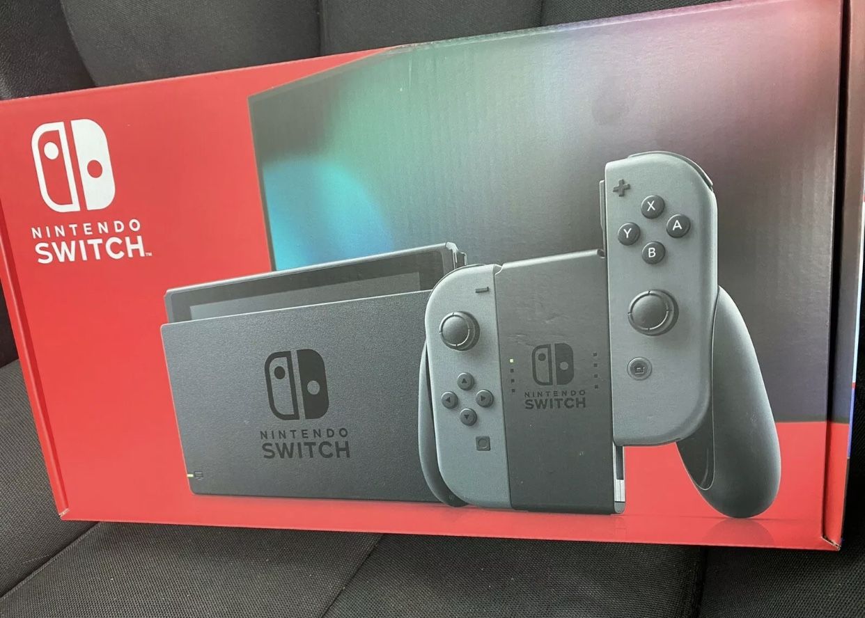 Brand new NINTENDO SWITCH IN HAND!!!