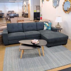 Langley Sectional Dk. Grey 9738