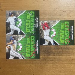 2024 TOPPS LOT OF 3 COVERING THE FIELD CARDS
