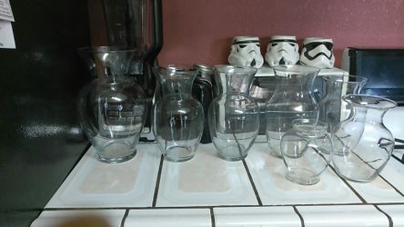 Glass vases