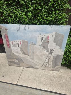 Southwestern Canvas Painting Picture