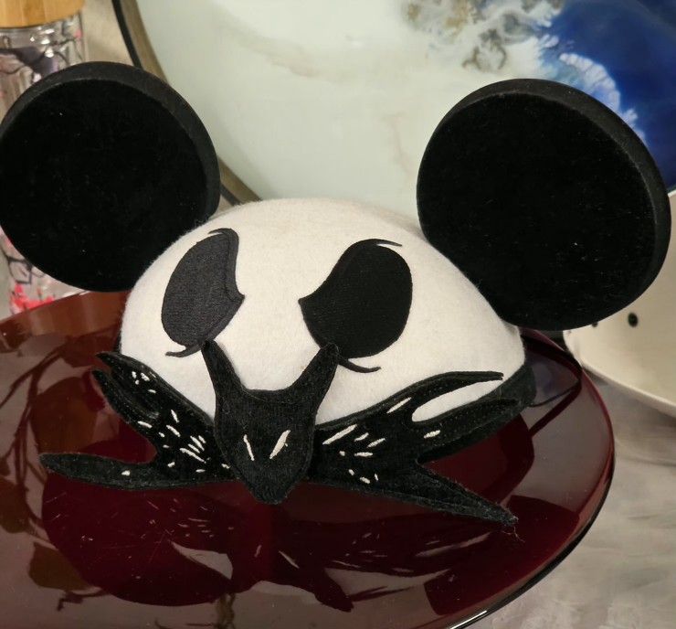 Disney Nightmare Before Christmas Jack Skellington Mickey Ears Hat .