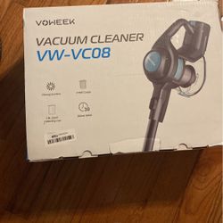 Voweek Cordless Vacuum Cleaner, Lightweight Stick Vacuum Cleaner with Powerful Suction, Detachable Battery, Self-Standing, 1.3L Dust Cup, 4 in 1 Handh
