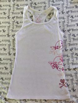 Vintage S Tokidoki Ciao Ciao Ribbed Tank White