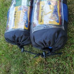 Fleece Sleeping Bag Blue 2