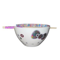 Hello Kitty Chopstick Bowl