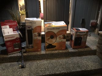 Box Fans, Space Heaters For Construction