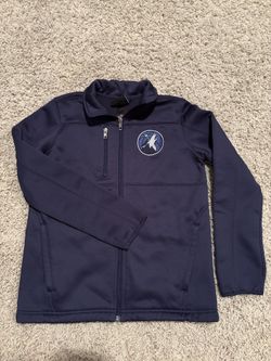 Minnesota Timberwolves Fleece Lined Youth Zip Up - Size 8