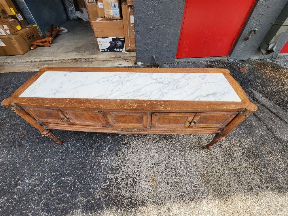 Vintage Gordon’s Marble-Top Sideboard / Cabinet – $1,500 OBO