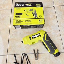 RYOBI USB Rechargeable Screwdriver KIT