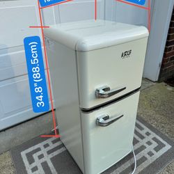 New 3.5 Cu.Ft KRIB BLING vintage refrigerator
