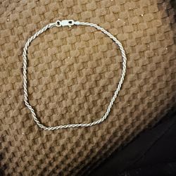 925 REAL SILVER CHAIN FOR HAND OR FEET PERFECT CONDITION DE PLATA 