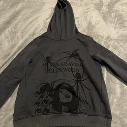 Black & grey "Never Leaving Hollywood" Lauryn Hill hoodie
