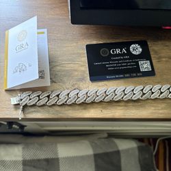 Vvs Moissanite Cuban Baguette Chain