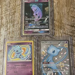 Pokemon Mew&Mewtwo Cards Bundle 
