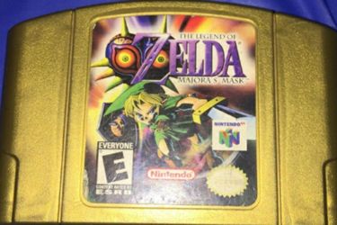 Nintendo 64 Gold Zelda Game $130