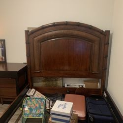 Queen Size-  Wood Bed frame  FREE