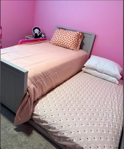Twin double bed frame