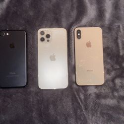 I Phone 12pro, 11, 7 