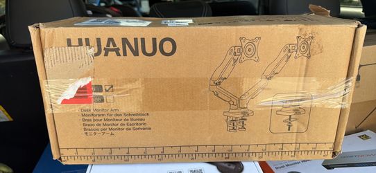 New desk monitor arm. It is for two monitors.